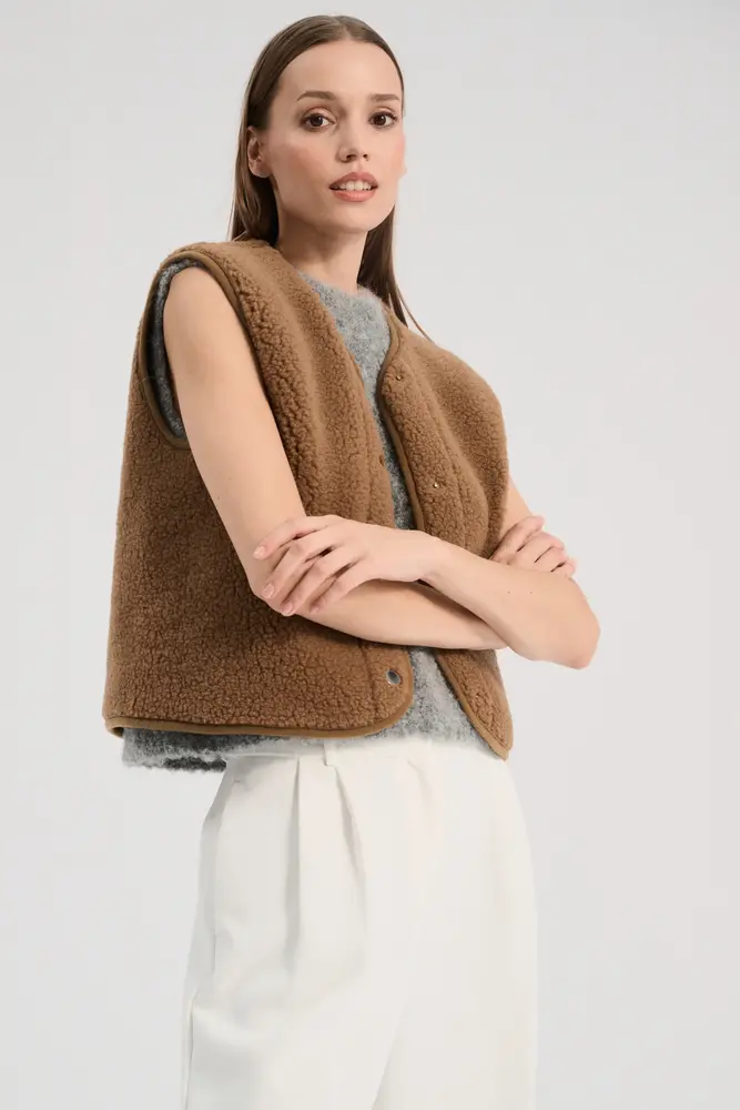 Alwero Alwero - bodywarmer tyb - teddy brown