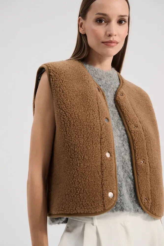 Alwero Alwero - bodywarmer tyb - teddy brown