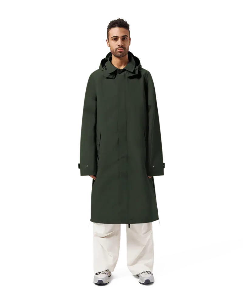 Maium Maium - regenjas mac - dark oak Maium Maium - regenjas mac - dark oak