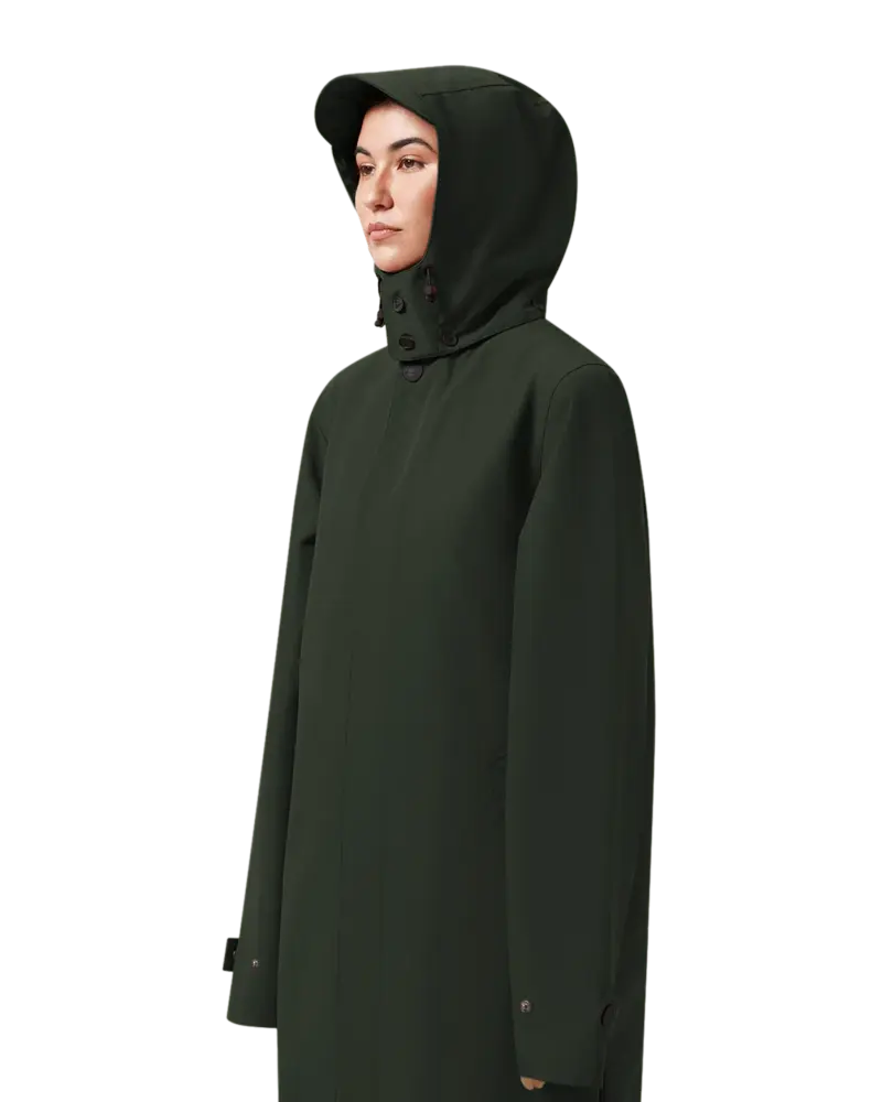 Maium Maium - regenjas mac - dark oak Maium Maium - regenjas mac - dark oak