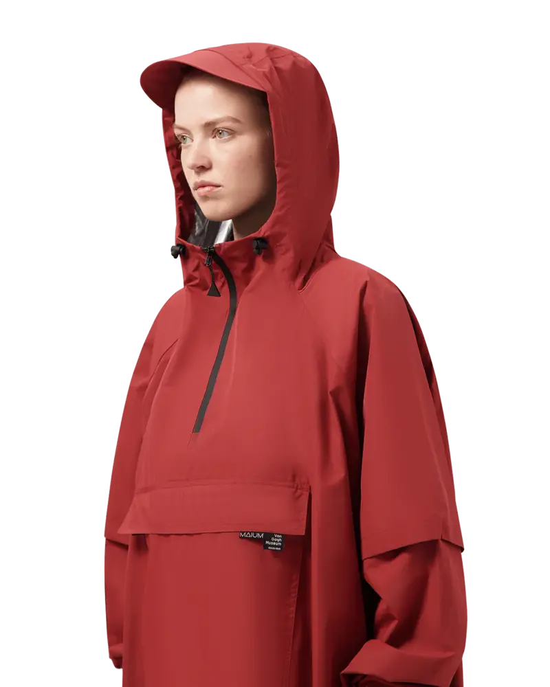 Maium Maium - regenponcho - burgundy Maium Maium - regenponcho - burgundy