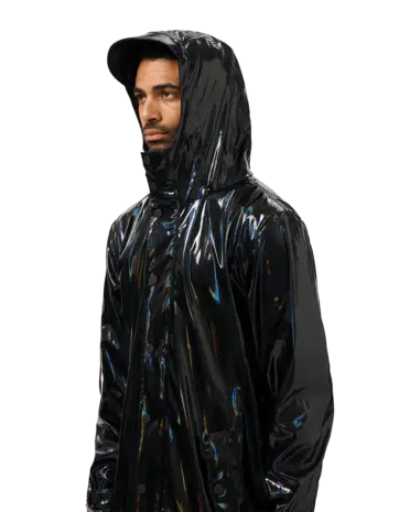 Maium Maium - regenjas the original - holographic black Maium Maium - regenjas the original - holographic black