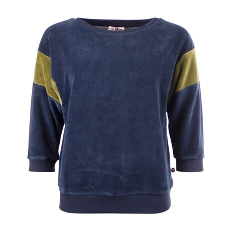 Chills & fever Chills & Fever - velvet sweater ona - dress blues Chills & fever Chills & Fever - velvet sweater ona - dress blues