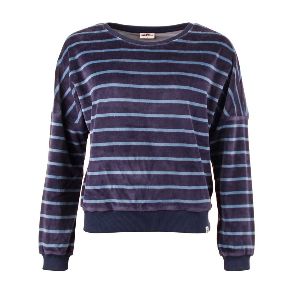Chills & fever Chills & Fever - velvet sweater lima - stripes provincial Chills & fever Chills & Fever - velvet sweater lima - stripes provincial
