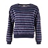 Chills & Fever - velvet sweater lima - stripes provincial Chills & Fever - velvet sweater lima - stripes provincial