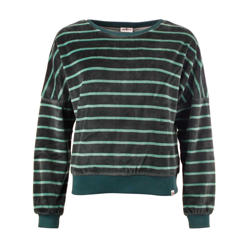 Chills & fever Chills & Fever - velvet sweater lima - stripes ponderosa Chills & fever Chills & Fever - velvet sweater lima - stripes ponderosa