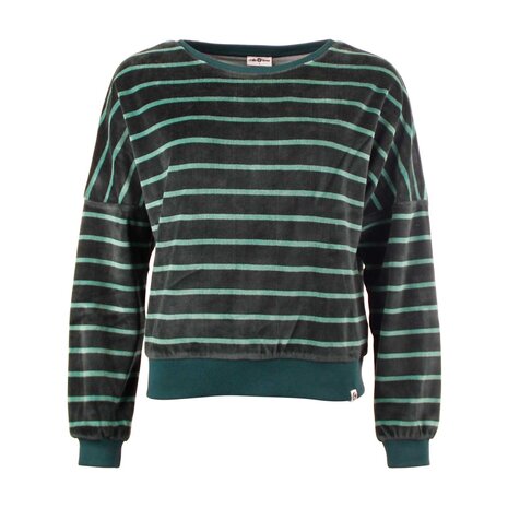 Chills & fever Chills & Fever - velvet sweater lima - stripes ponderosa Chills & fever Chills & Fever - velvet sweater lima - stripes ponderosa