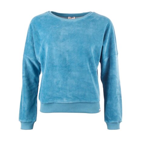 Chills & fever Chills & Fever - velvet sweater lima - seaport Chills & fever Chills & Fever - velvet sweater lima - seaport