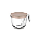 Mepal Mepal - chef it maatbeker glas met deksel 1000 ml - chalk Mepal Mepal - chef it maatbeker glas met deksel 1000 ml - chalk