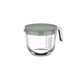 Mepal Mepal - chef it maatbeker glas met deksel 1000 ml - nordic sage