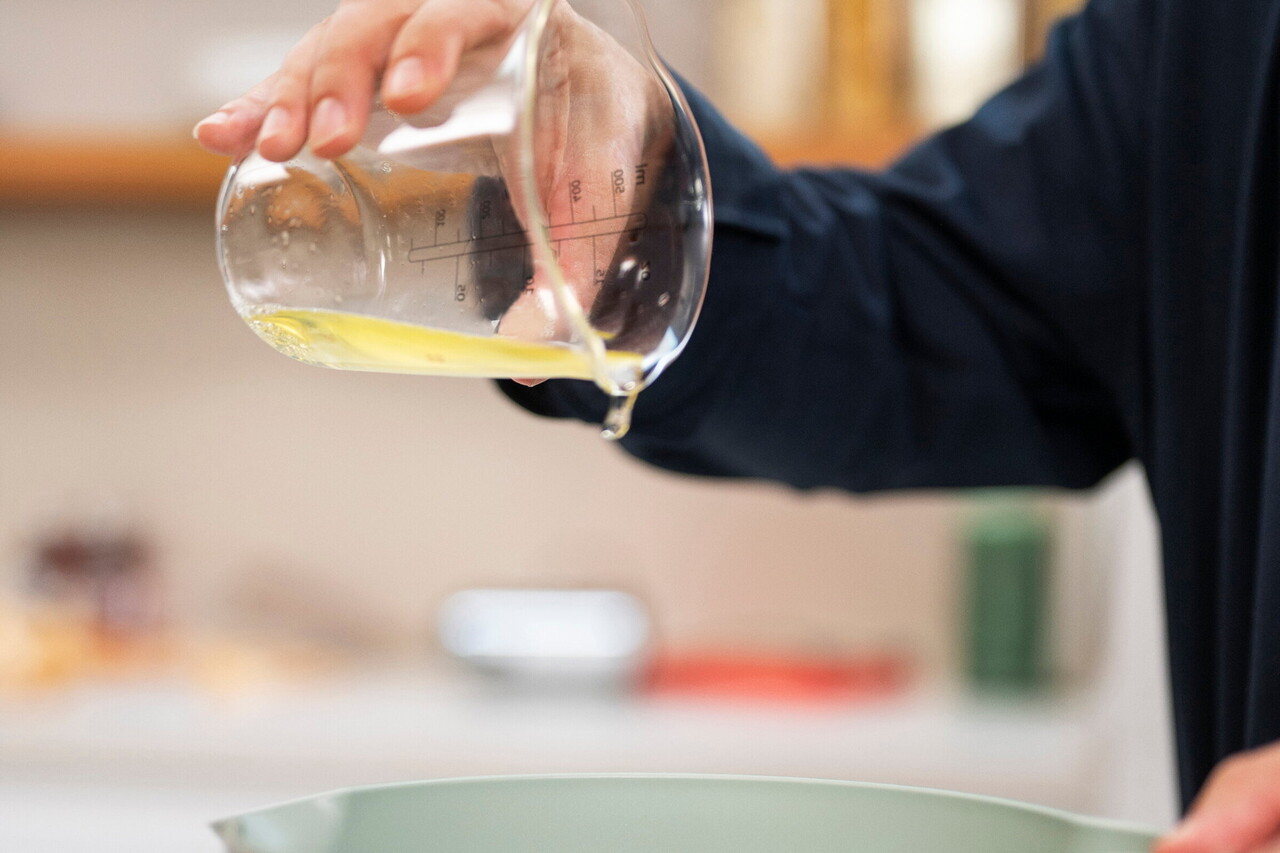 Mepal Mepal - chef it maatbeker glas met deksel 500 ml - chalk Mepal Mepal - chef it maatbeker glas met deksel 500 ml - chalk