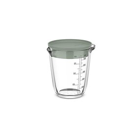 Mepal Mepal - chef it maatbeker glas met deksel 500 ml - nordic sage