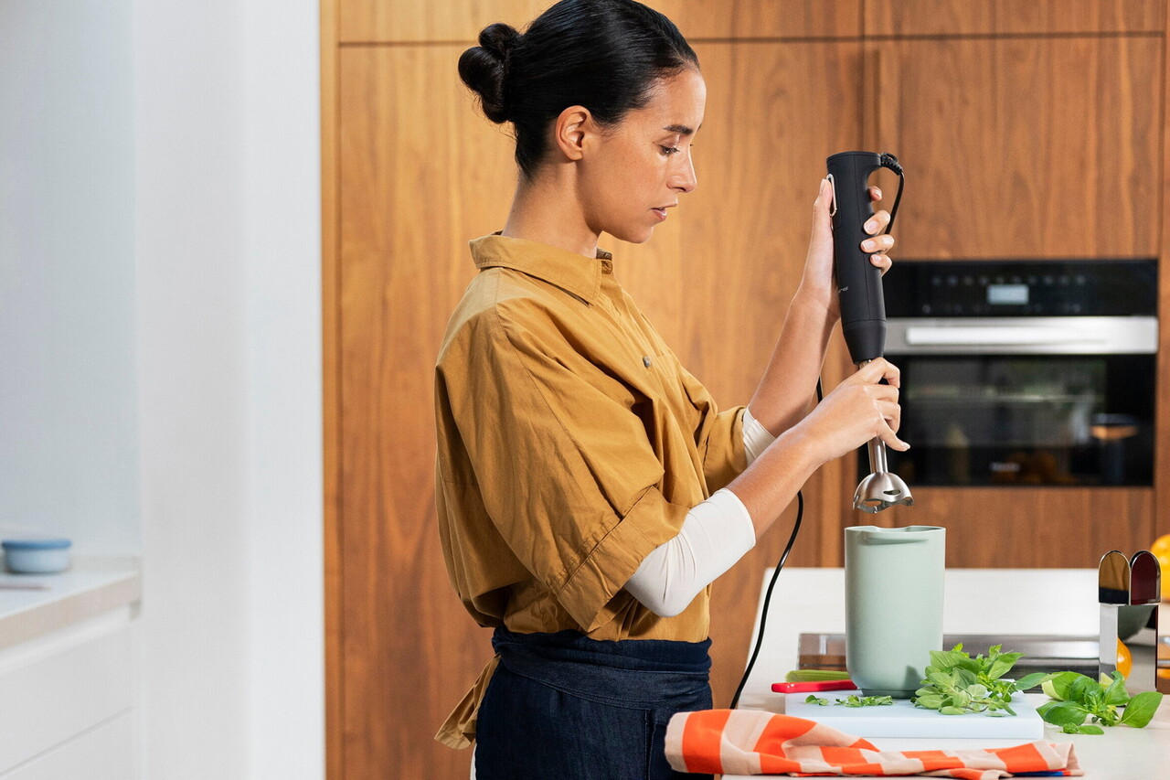 Mepal Mepal - chef it mixbeker met deksel 1000 ml - chalk