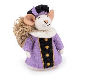 Sjaal met verhaal Sjaal met verhaal - decoratie - pietermuis lila
