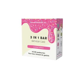 Shampoo bars SB - 3 in 1 bar - birthday cake