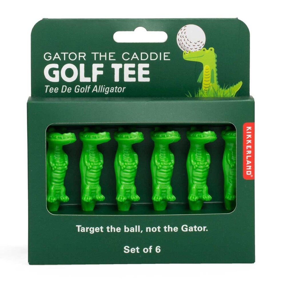 Kikkerland Kikkerland - golf tee - alligator