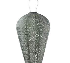 Lumiz Lumiz - solar lantaarn - balloon 35 xl - lace sage green Lumiz Lumiz - solar lantaarn - balloon 35 xl - lace sage green