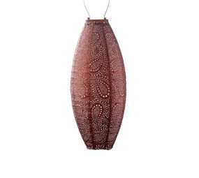 Lumiz Lumiz - solar lantaarn - long oval 20 paisley - copper Lumiz Lumiz - solar lantaarn - long oval 20 paisley - copper