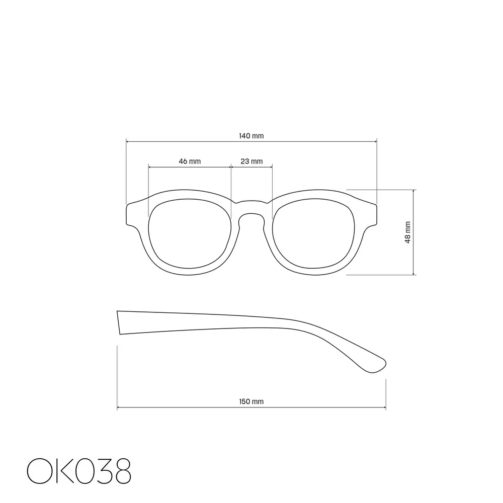 Okkia Okkia - leesbril Milano - rond - midnight blue