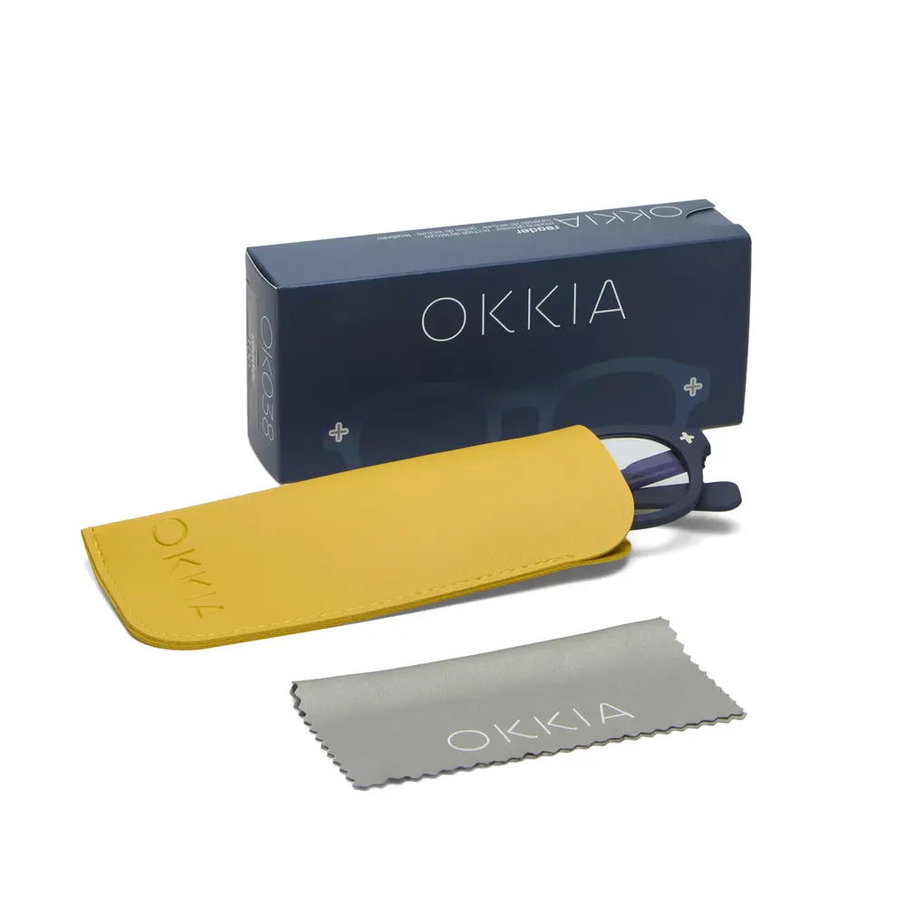 Okkia Okkia - leesbril Milano - rond - midnight blue