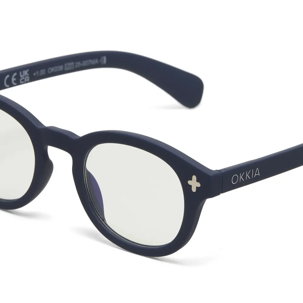 Okkia Okkia - leesbril Milano - rond - midnight blue