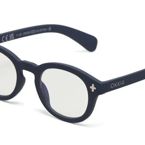 Okkia Okkia - leesbril Milano - rond - midnight blue