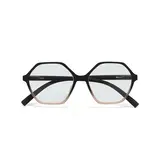 Okkia Okkia - leesbril Venezia - hexagon - black pink