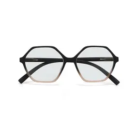 Okkia Okkia - leesbril Venezia - hexagon - black pink