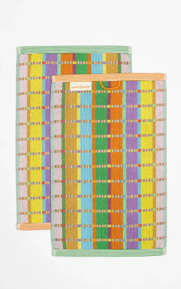 Foekje Fleur Foekje fleur - odds & ends - criss cross gastendoekjes (set van 2) #70