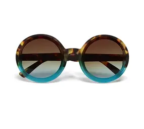 Okkia Okkia - zonnebril Monica - rond - havana blue