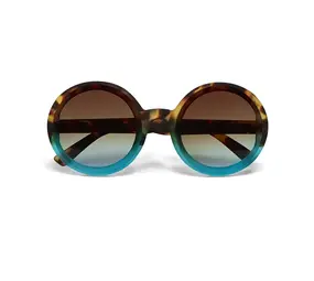 Okkia Okkia - zonnebril Monica - rond - havana blue Okkia Okkia - zonnebril Monica - rond - havana blue