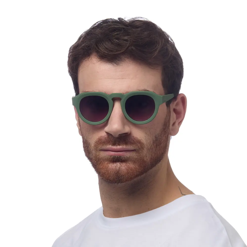 Okkia Okkia - zonnebril zeno - rond - green