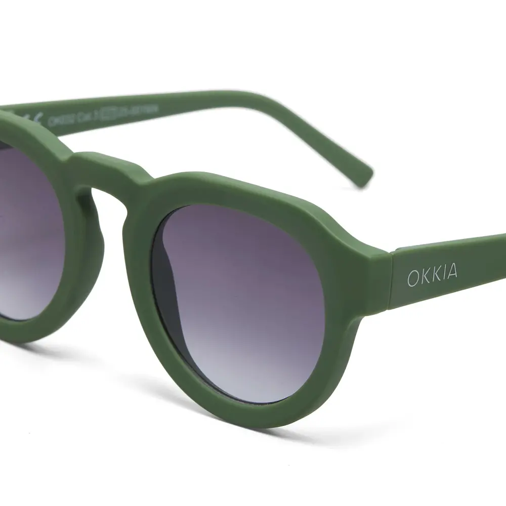 Okkia Okkia - zonnebril zeno - rond - green