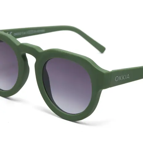 Okkia Okkia - zonnebril zeno - rond - green