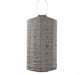 Lumiz Lumiz - solar lantaarn - cylinder 28 mosaic - taupe Lumiz Lumiz - solar lantaarn - cylinder 28 mosaic - taupe