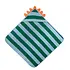 Quut - hooded towel dino - lagoon