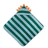 Quut Quut - hooded towel dino - lagoon
