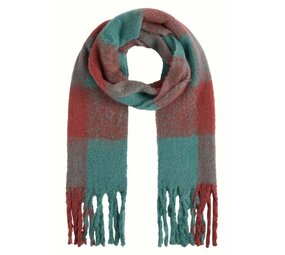 King Louie King Louie - scarf check 2-tone - rio red