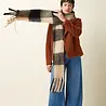 King Louie King Louie - scarf check 2-tone - black King Louie King Louie - scarf check 2-tone - black