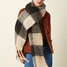 King Louie King Louie - scarf check 2-tone - black King Louie King Louie - scarf check 2-tone - black