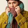 King Louie King Louie - scarf check 2-tone - rio red King Louie King Louie - scarf check 2-tone - rio red