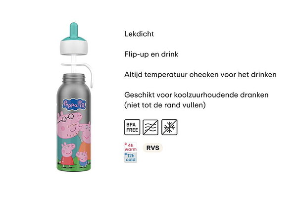 Mepal Mepal - isoleerfles flip-up campus (350 ml) - fairy garden Mepal Mepal - isoleerfles flip-up campus (350 ml) - fairy garden