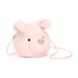 Jellycat Jellycat - knuffel tasje - little pig