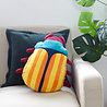 Balvi Balvi - kussen the beetles - turquoise Balvi Balvi - kussen the beetles - turquoise