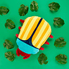 Balvi Balvi - kussen the beetles - turquoise Balvi Balvi - kussen the beetles - turquoise
