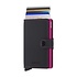Secrid - miniwallet matte - black & fuchsia Secrid - miniwallet matte - black & fuchsia