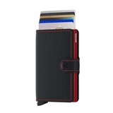 Secrid Secrid - miniwallet matte - black & red Secrid Secrid - miniwallet matte - black & red