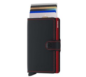 Secrid Secrid - miniwallet matte - black & red