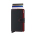 Secrid - miniwallet matte - black & red Secrid - miniwallet matte - black & red