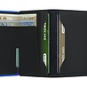 Secrid Secrid - miniwallet matte - black & blue Secrid Secrid - miniwallet matte - black & blue